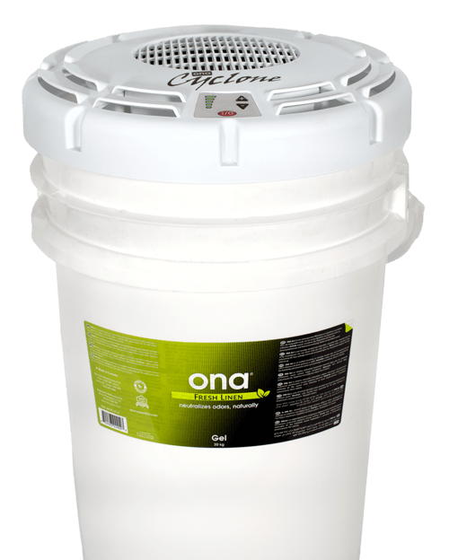 ona odour neutraliser 20kg gel and ona cyclone fan